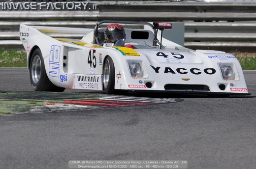 2008-04-26 Monza 0785 Classic Endurance Racing - Cazalieres - Chevron B36 1976